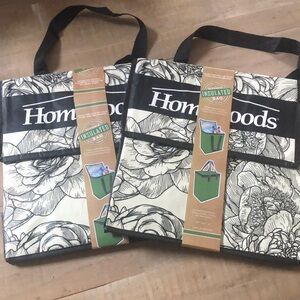 🧊 Homegoods 🧊 Insulated Reusable Shopping Bags 🧊 NWT Set of 2 🧊